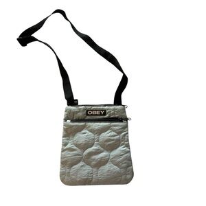 Obey women's baby blue small crossbody